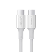 UGREEN 60552 USB-C 2.0 to TYPE-C Male to Male Data Cable 5A 2M White V28-ACBUGN60552