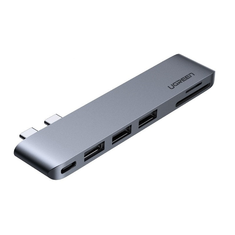 UGREEN 60560 USB-C Hub for MacBook Aluminum Type-C Adapter with 3 USB 3.0 100W V28-ACBUGN60560