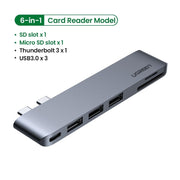 UGREEN 60560 USB-C Hub for MacBook Aluminum Type-C Adapter with 3 USB 3.0 100W V28-ACBUGN60560