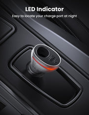 UGREEN 60712 84W Dual Port Car Charger (Space Grey) V28-ACBUGN60712