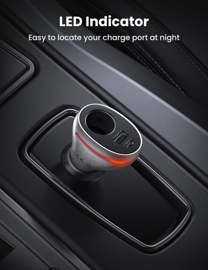 UGREEN 60712 84W Dual Port Car Charger (Space Grey) V28-ACBUGN60712