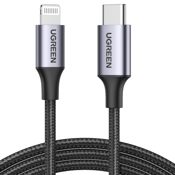 UGREEN 60759 USB-C to iPhone 8-pin Fast-Charging Cable 1M V28-ACBUGN60759