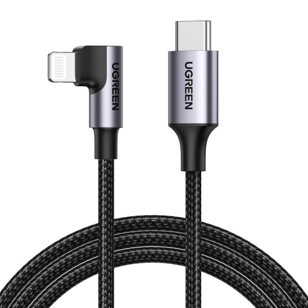 UGREEN 60763 90 Degree USB-C to iPhone 8-pin Cable 1M V28-ACBUGN60763