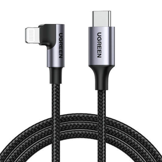UGREEN 60763 90 Degree USB-C to iPhone 8-pin Cable 1M V28-ACBUGN60763