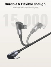 UGREEN 60763 90 Degree USB-C to iPhone 8-pin Cable 1M V28-ACBUGN60763