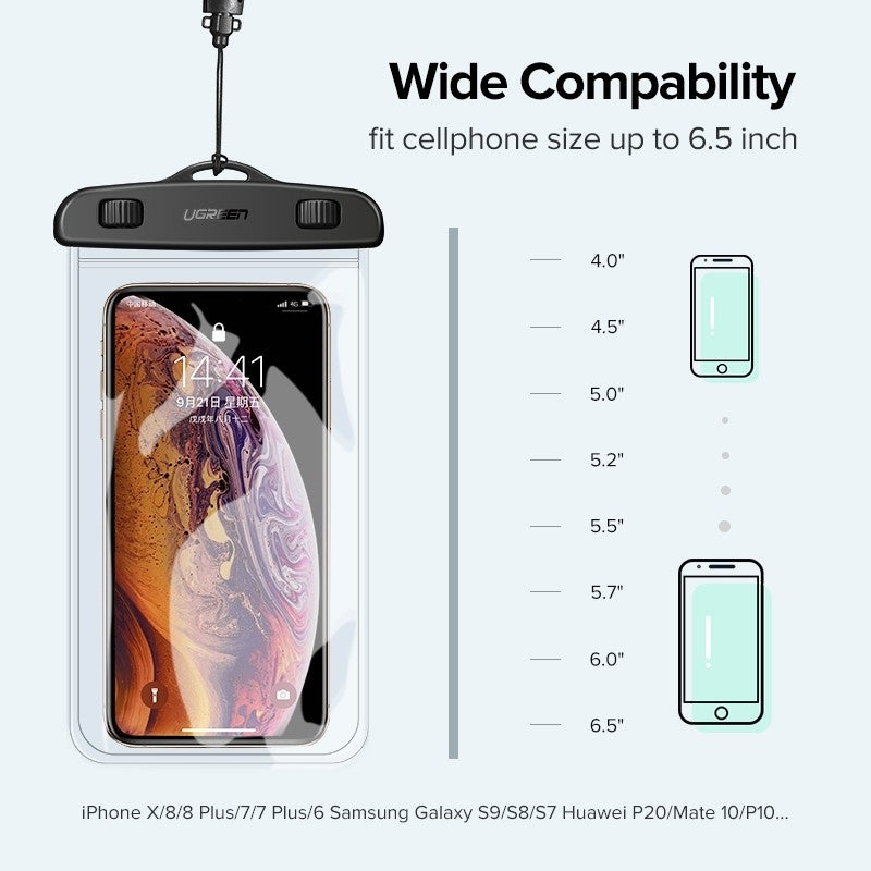 UGREEN Mobile Waterproof Bag Black 60959 V28-ACBUGN60959