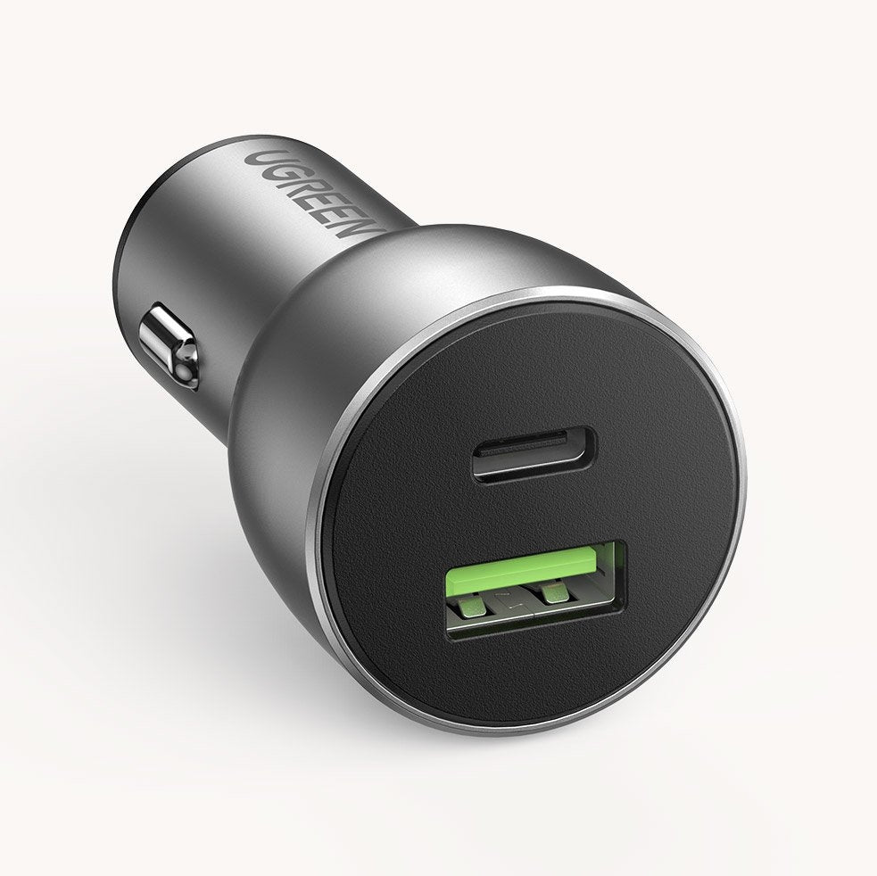 UGREEN 60980 36W PD QC 3.0 Fast Car Charger V28-ACBUGN60980