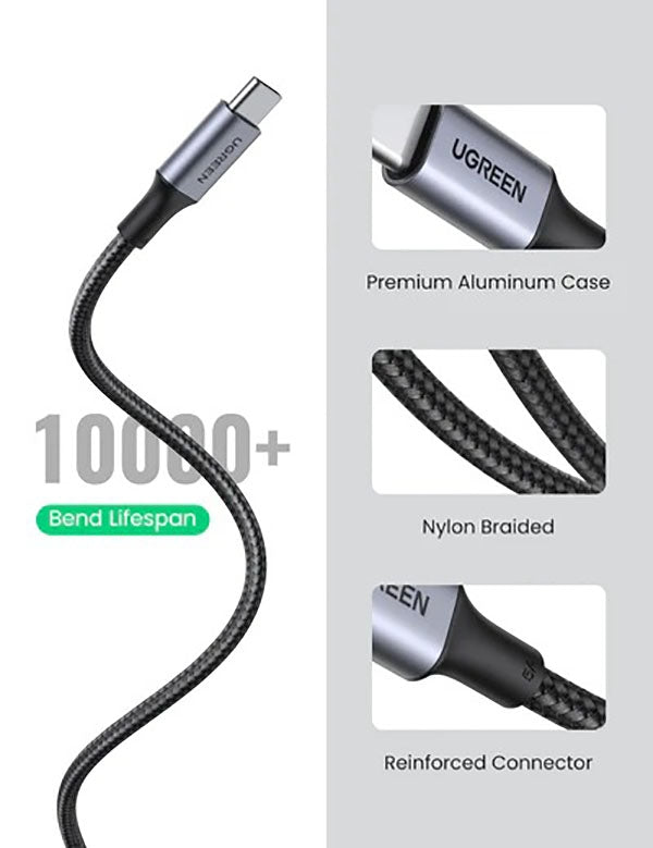 UGREEN 70429 USB-C to USB-C PD Fast Charging Cable 2M V28-ACBUGN70429