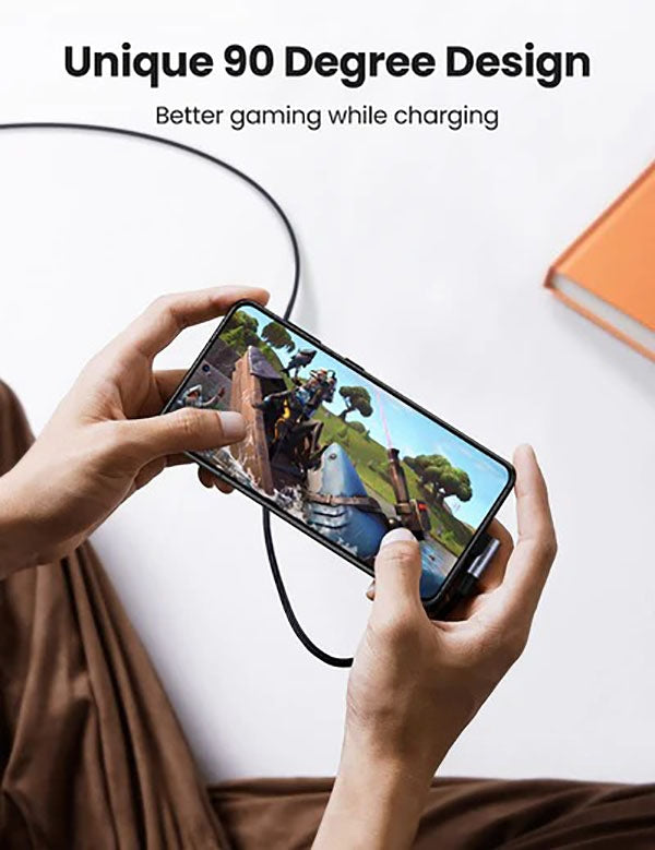 UGREEN 70643 USB-C to Angle USB-C Cable 1M V28-ACBUGN70643