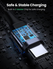 UGREEN 70645 USB-C to Angle USB-C Cable 2M V28-ACBUGN70645
