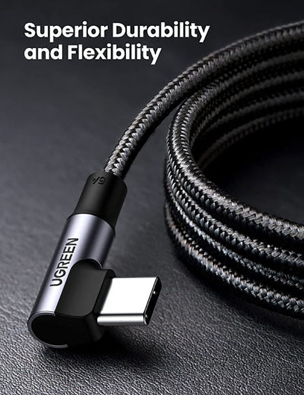 UGREEN 70645 USB-C to Angle USB-C Cable 2M V28-ACBUGN70645
