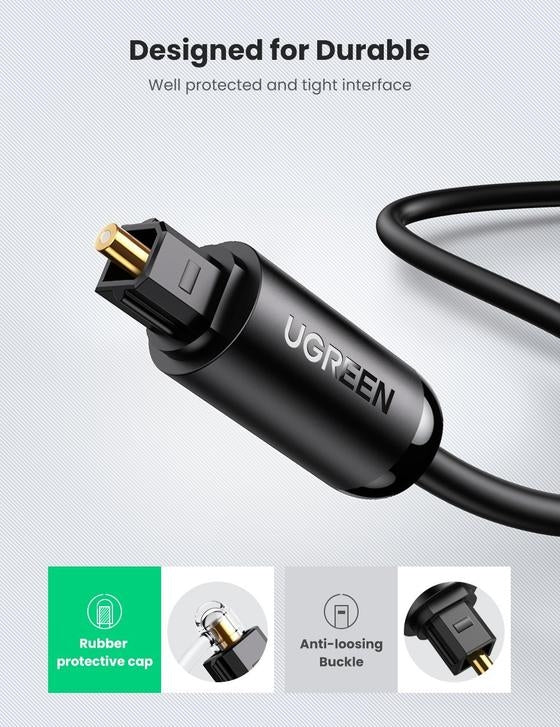 UGREEN 70892 Fiber Optical Audio Cable 2M V28-ACBUGN70892