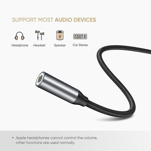 UGREEN 80154 USB-C to 3.5mm Headphone Adapter V28-ACBUGN80154