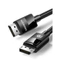 UGREEN 80390 DP V1.4 Male to Male Plastic Case Braided Cable 1M V28-ACBUGN80390