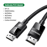 UGREEN 80390 DP V1.4 Male to Male Plastic Case Braided Cable 1M V28-ACBUGN80390