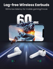 UGREEN 80652 T2 Wireless Earbuds White V28-ACBUGN80652