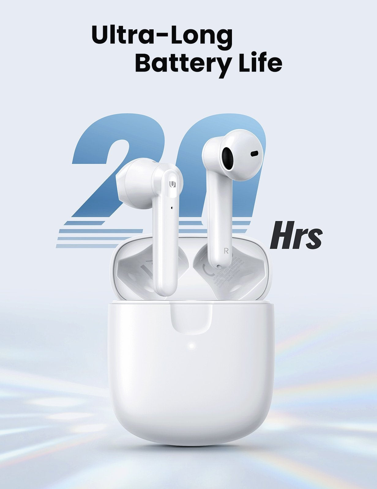 UGREEN 80652 T2 Wireless Earbuds White V28-ACBUGN80652