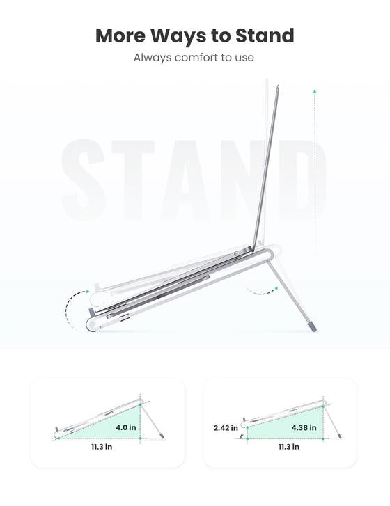 UGREEN 80705 Foldable Aluminum Laptop Stand Holder V28-ACBUGN80705