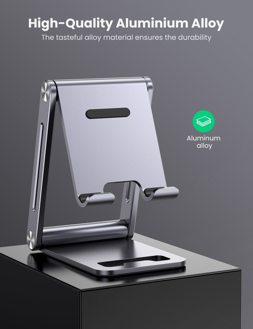 UGREEN 80708 Adjustable Aluminum Phone Holder V28-ACBUGN80708