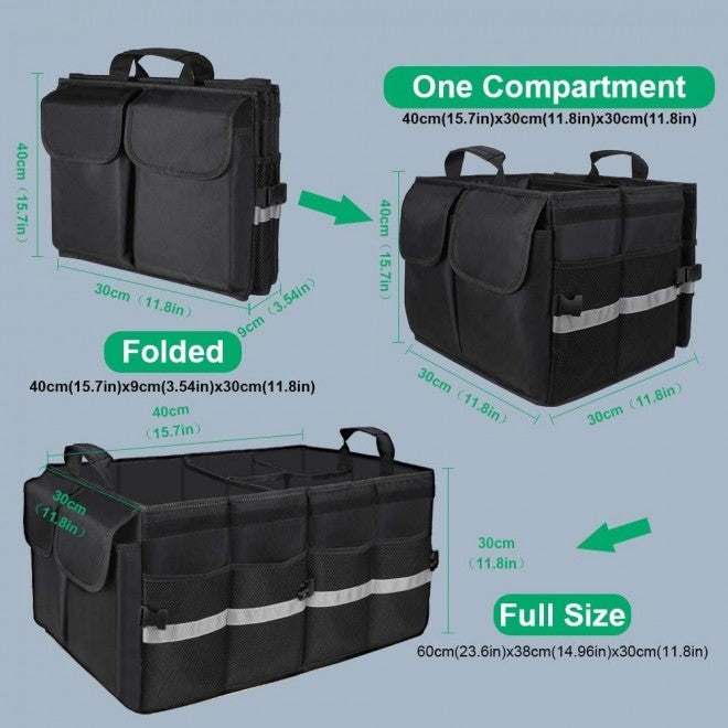 UGREEN 80710 Multifunctional Car Trunk Organizer Black V28-ACBUGN80710