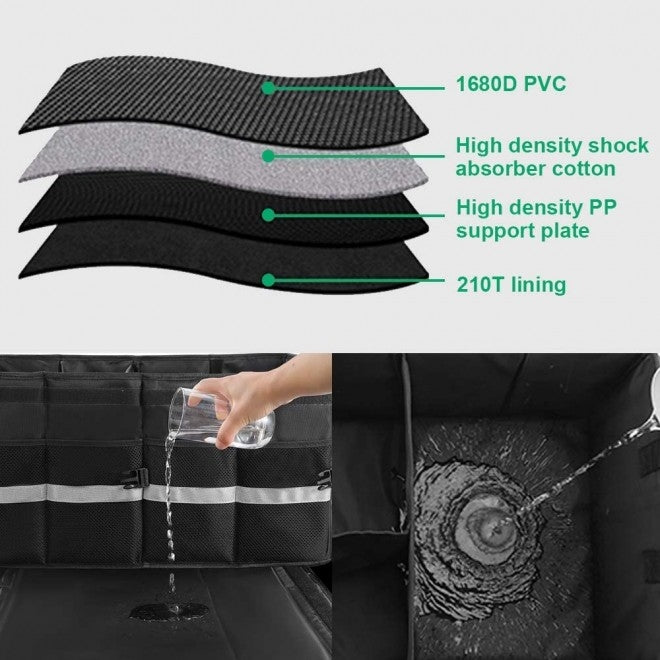 UGREEN 80710 Multifunctional Car Trunk Organizer Black V28-ACBUGN80710