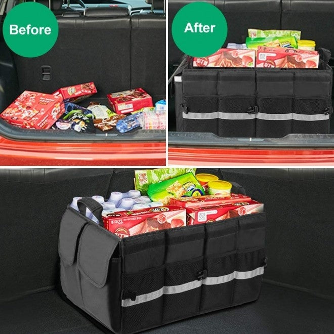 UGREEN 80710 Multifunctional Car Trunk Organizer Black V28-ACBUGN80710