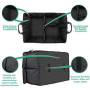 UGREEN 80710 Multifunctional Car Trunk Organizer Black V28-ACBUGN80710