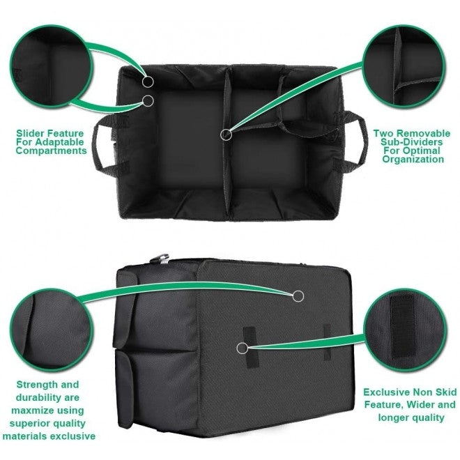 UGREEN 80710 Multifunctional Car Trunk Organizer Black V28-ACBUGN80710
