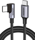 UGREEN 80714 USB-C 2.0 to Angle USB-C Cable Black 3M V28-ACBUGN80714