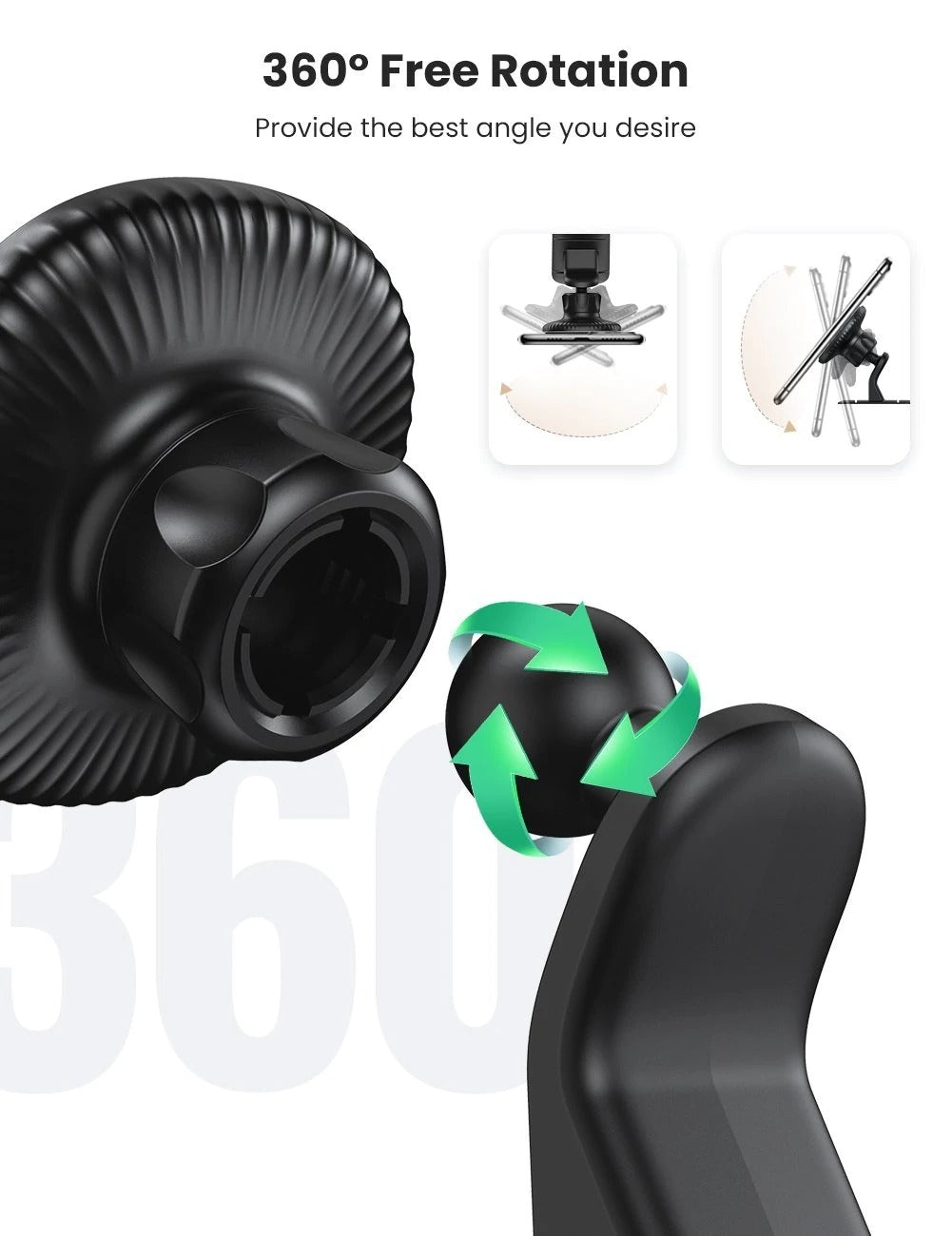 UGREEN 80785 Magnetic Phone Car Mount V28-ACBUGN80785