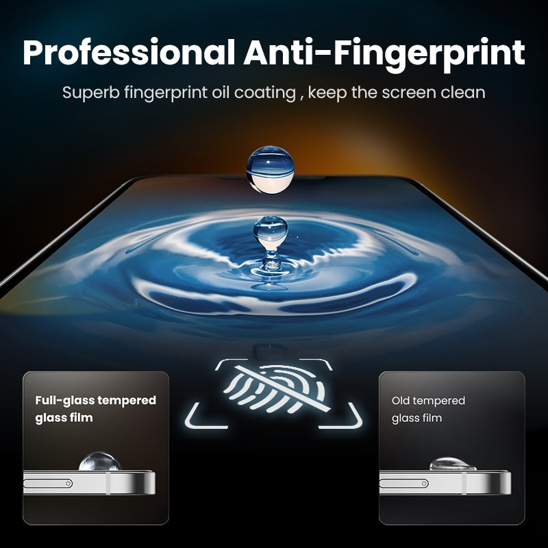 UGREEN 80967 Full Coverage HD Tempered Glass Screen Protector with Precise-Align Applicator for iPhone 13/13 V28-ACBUGN80967