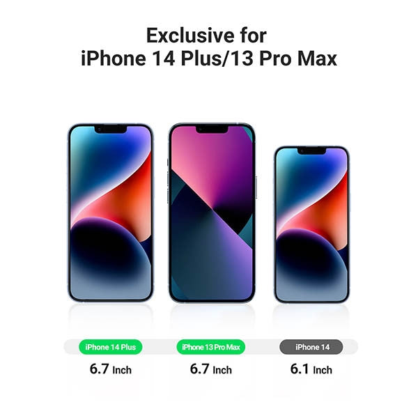 UGREEN 80992 Full Coverage Privacy Tempered Glass Screen Protector with Precise-Align Applicator for iPhone V28-ACBUGN80992