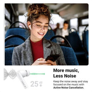 UGREEN 90206 HiTune T3 Active Noise-Cancelling Wireless Earbuds (White) V28-ACBUGN90206