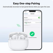 UGREEN 90206 HiTune T3 Active Noise-Cancelling Wireless Earbuds (White) V28-ACBUGN90206