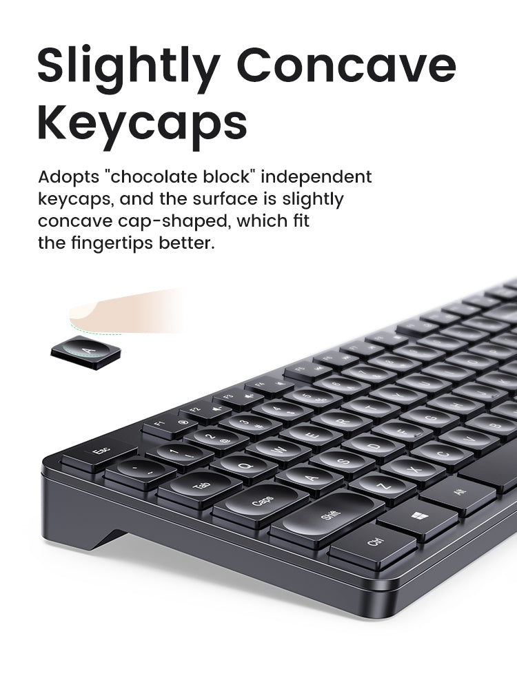 UGREEN 90250 104-Key layout 2.4G Wireless Keyboard V28-ACBUGN90250