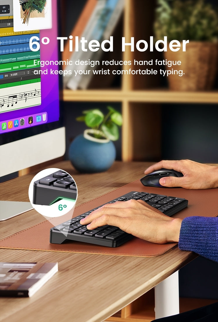 UGREEN 90250 104-Key layout 2.4G Wireless Keyboard V28-ACBUGN90250