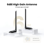 UGREEN 90339 AC650 High-Gain Dual Band Wireless USB Adapter V28-ACBUGN90339