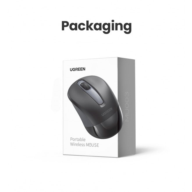UGREEN 90371 Mini Portable Wireless Mouse V28-ACBUGN90371