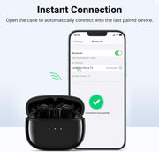 UGREEN 90401 HiTune T3 Active Noise-Cancelling Wireless Earbuds (Black) V28-ACBUGN90401