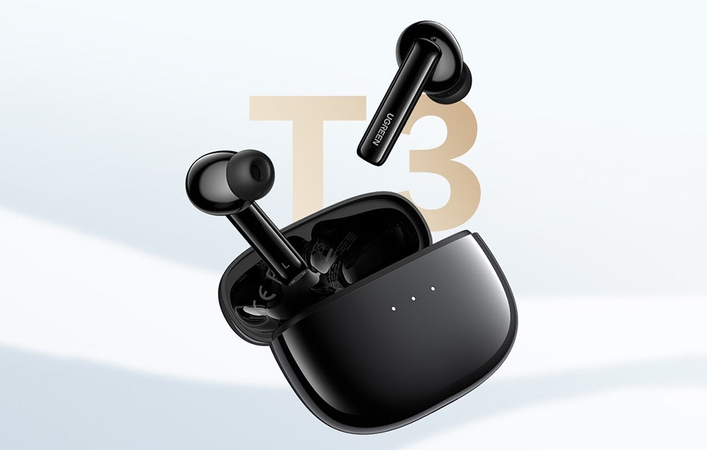UGREEN 90401 HiTune T3 Active Noise-Cancelling Wireless Earbuds (Black) V28-ACBUGN90401