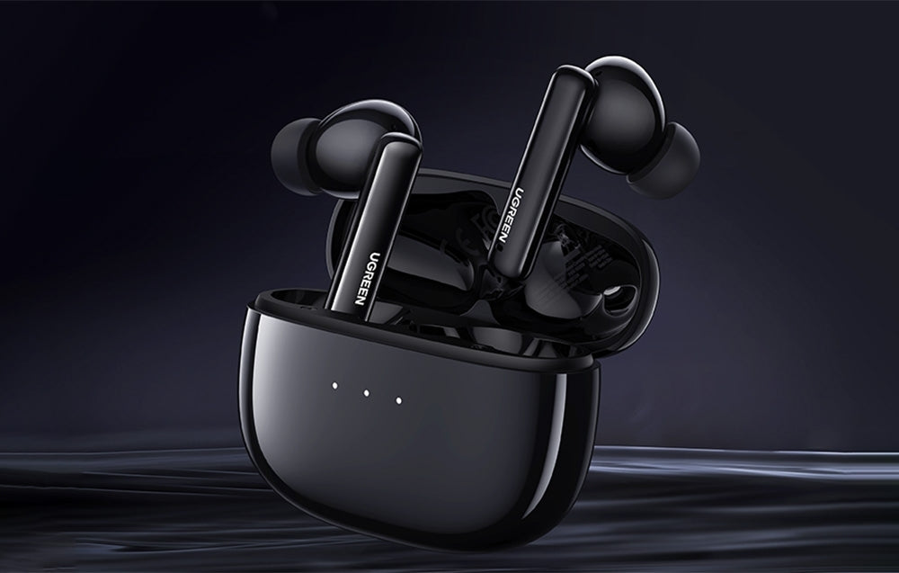 UGREEN 90401 HiTune T3 Active Noise-Cancelling Wireless Earbuds (Black) V28-ACBUGN90401
