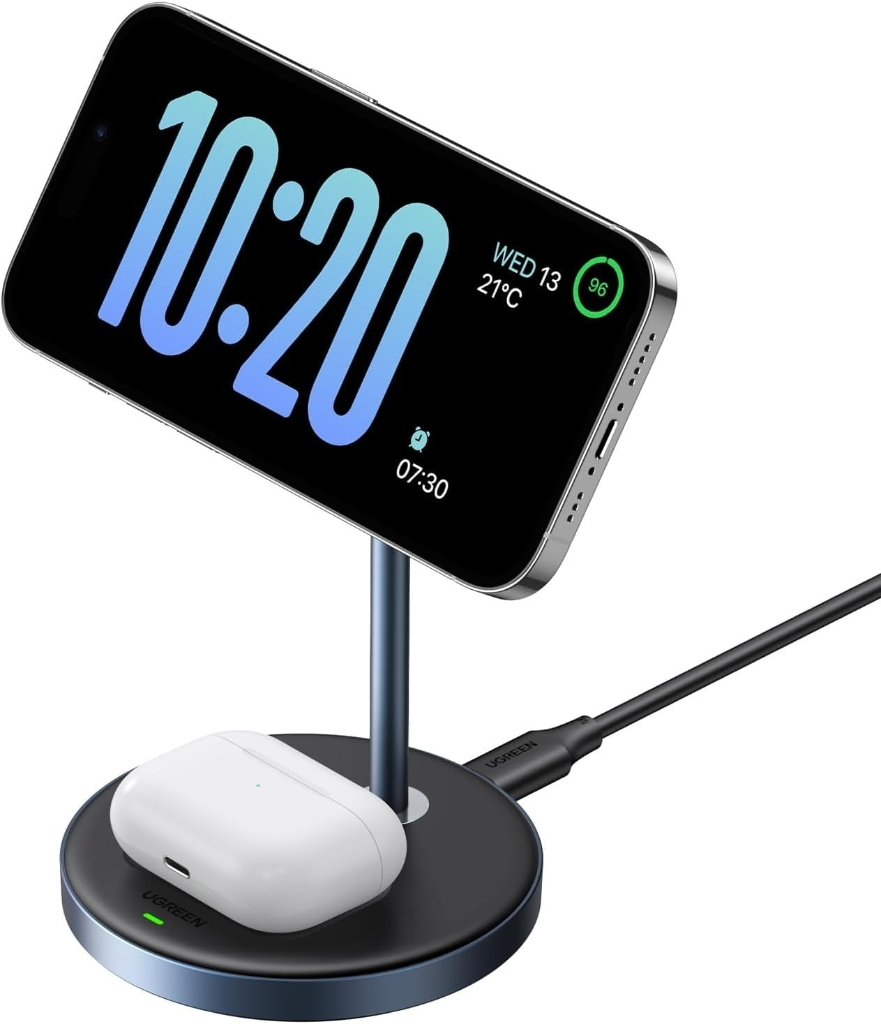 UGREEN 90668 2-in-1 Magnetic Wireless Charging Station V28-ACBUGN90668