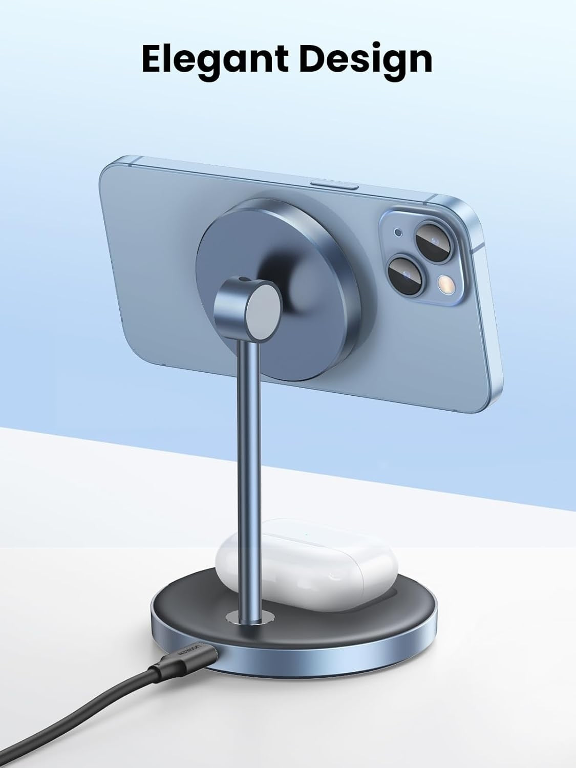 UGREEN 90668 2-in-1 Magnetic Wireless Charging Station V28-ACBUGN90668