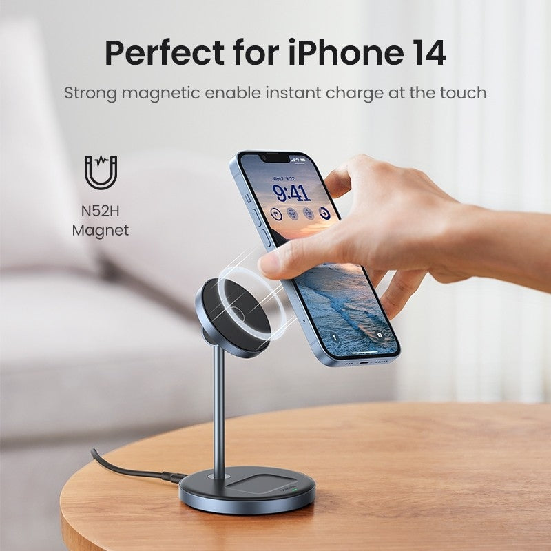 UGREEN 90668 2-in-1 Magnetic Wireless Charging Station V28-ACBUGN90668