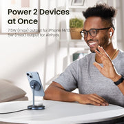 UGREEN 90668 2-in-1 Magnetic Wireless Charging Station V28-ACBUGN90668