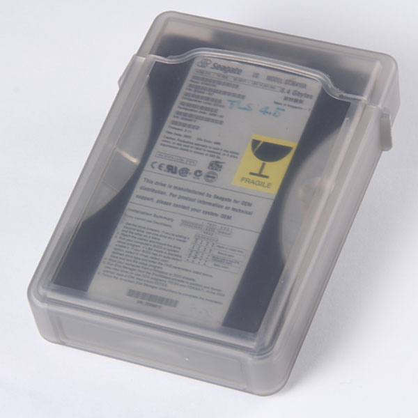 External 3.5" IDE SATA HDD Anti-Static hdd storage Box (Clear) V28-ACCSIM35PRO
