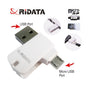 Ridata OTG Mobile Phone MicroSD Card Reader (OTG Mobile Phone/Tablet/PC) V28-ACRRIDTFUSBOTG