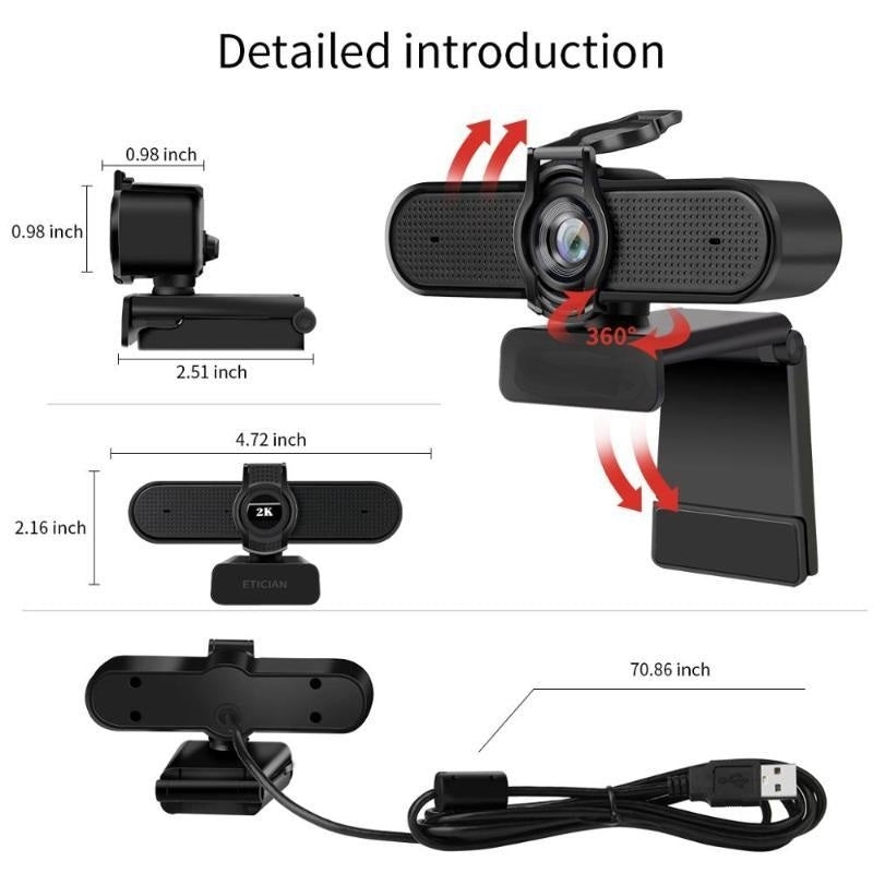 WEB Camera C930 Full HD 1440P V28-AWCC9301440P