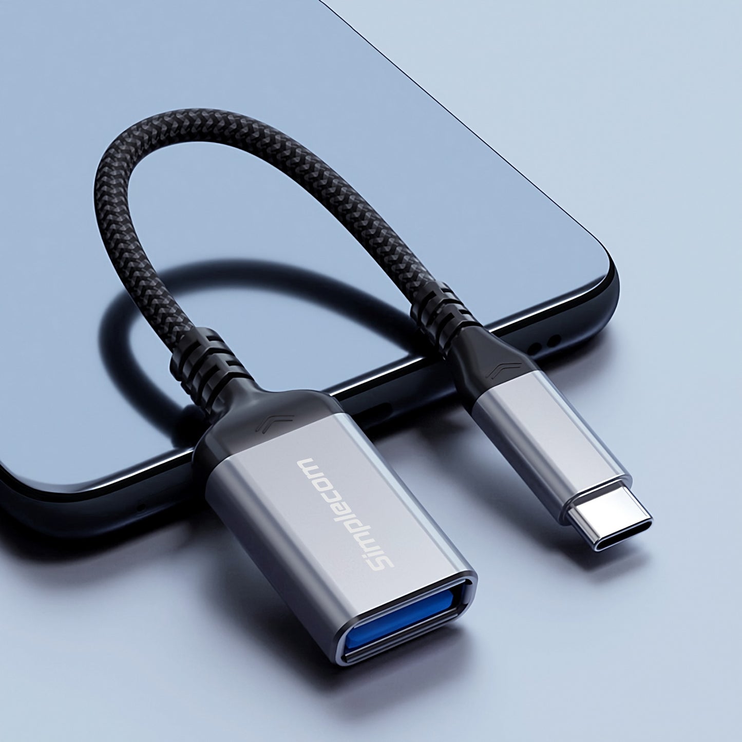 Simplecom CA131 USB-C Male to USB-A Female USB 3.0 OTG Adapter Cable V28-CA131