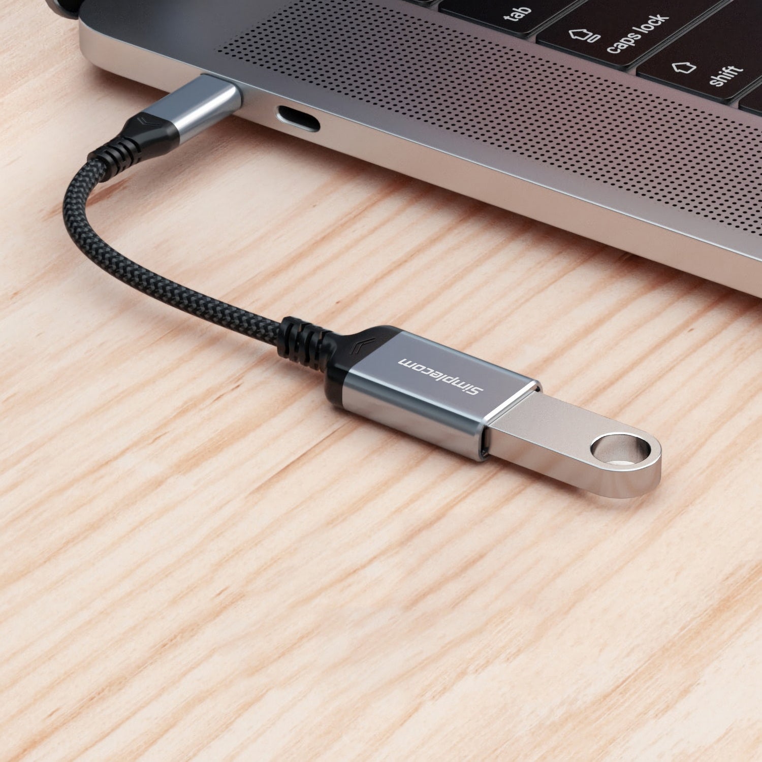 Simplecom CA131 USB-C Male to USB-A Female USB 3.0 OTG Adapter Cable V28-CA131